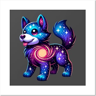 Cute Galaxy Dog Dog Owner Dog Lover Pet Lover Posters and Art